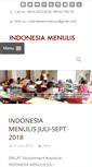 Mobile Screenshot of indonesiakumenulis.com